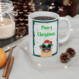 Christmas Mug | Christmas Mug Gift Ideas | Christmas Mug 2023 | Pug Lovers