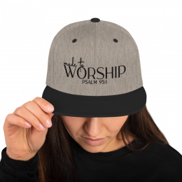 Made to worship snapback hat | Christian Apparel